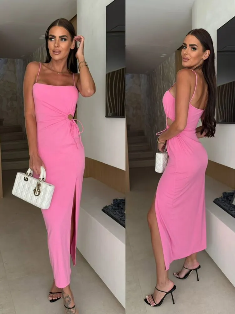 Monique obleka roza - slika 2