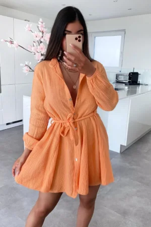 melanie-obleka-oranzna-1