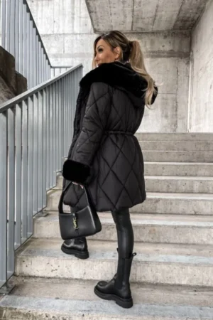 pollini-asymmetric-parka-bunda-crna-2