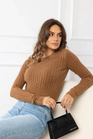 veena-crop-pulover-camel-2