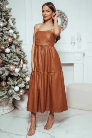 ximena-obleka-camel-1