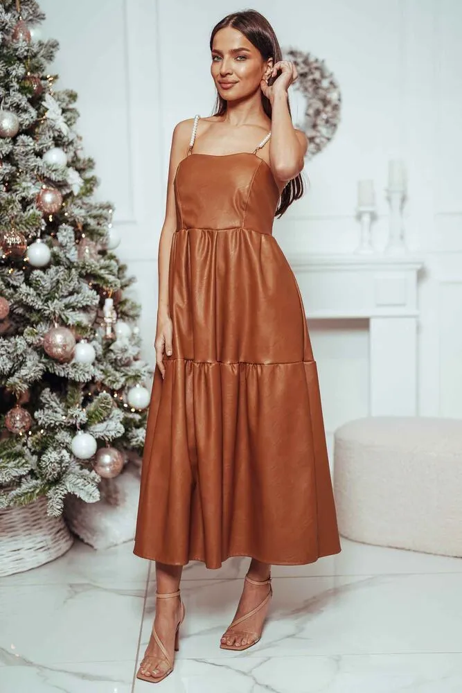 ximena-obleka-camel-1