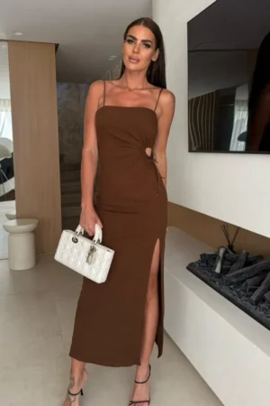Monique obleka rjava
