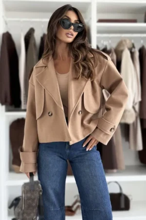 Selene plašč camel