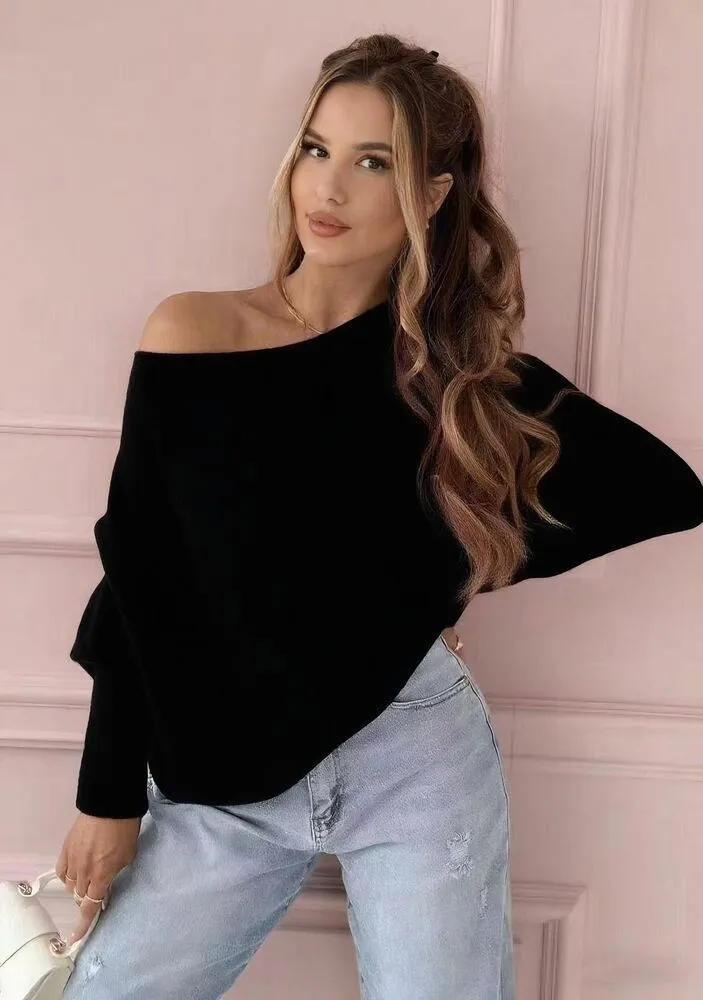 Yasmin pulover črn