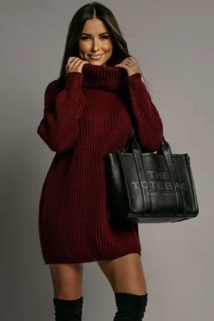 Omnia puli pulover bordo
