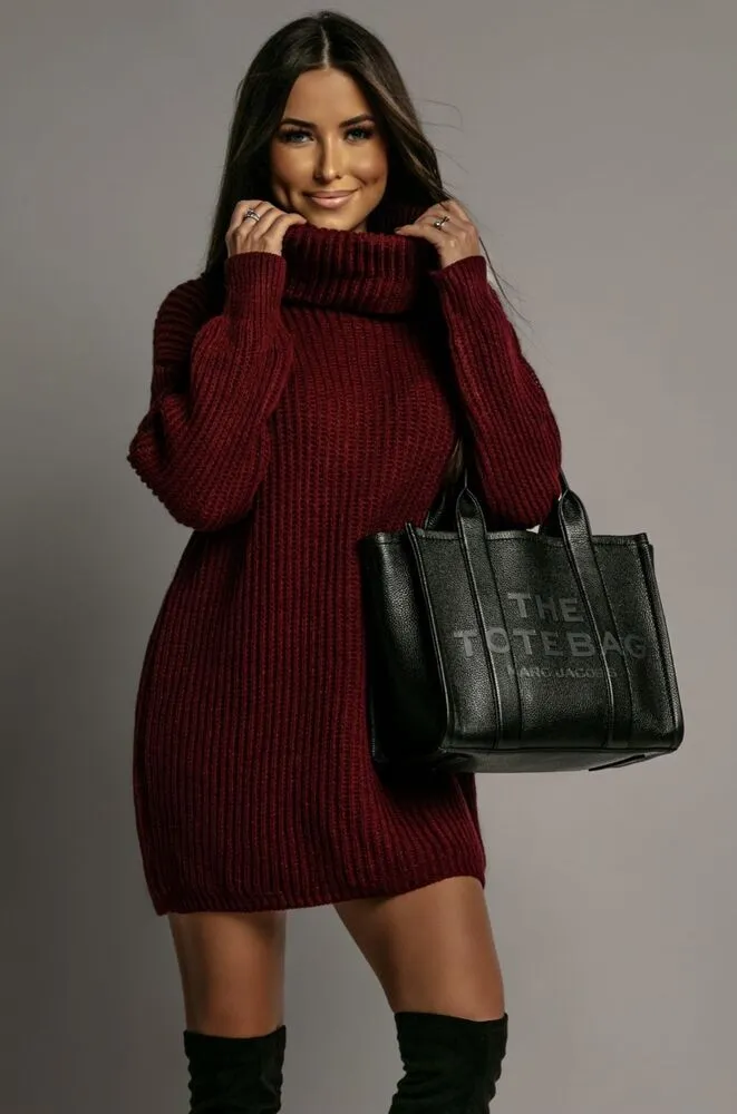 Omnia puli pulover bordo