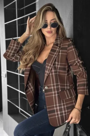 Solana blazer rjav