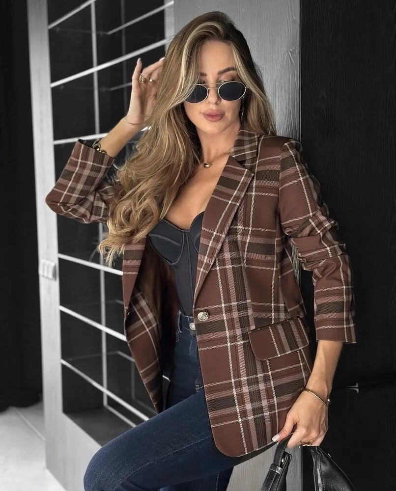 Solana blazer rjav