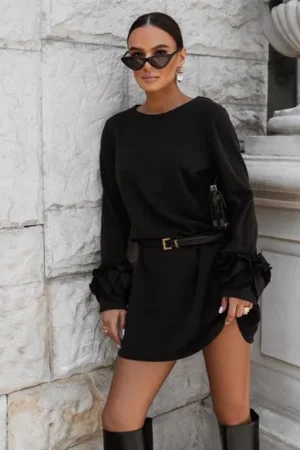 Victoria obleka črna