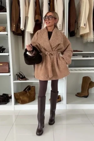 Carresa plašč camel