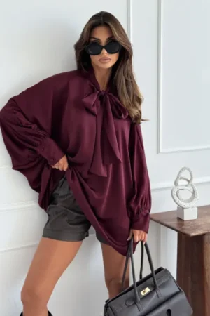 Eleanor bluza bordo