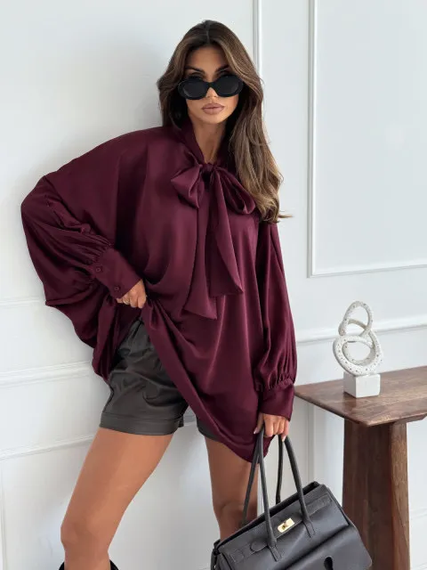 Eleanor bluza bordo