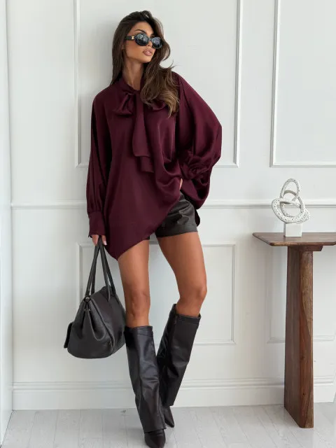 Eleanor bluza bordo - slika 2