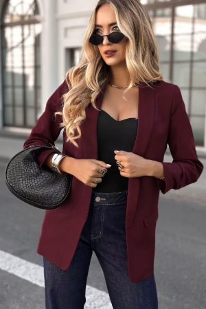 Evelyn blazer bordo