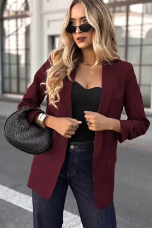 Evelyn blazer bordo