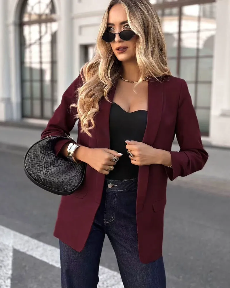 Evelyn blazer bordo