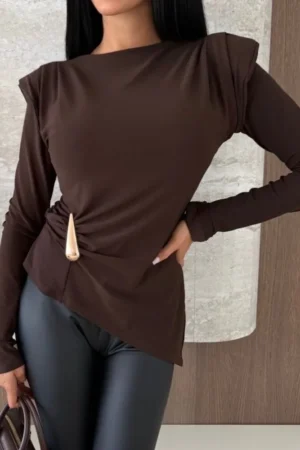 Alina bluza rjava