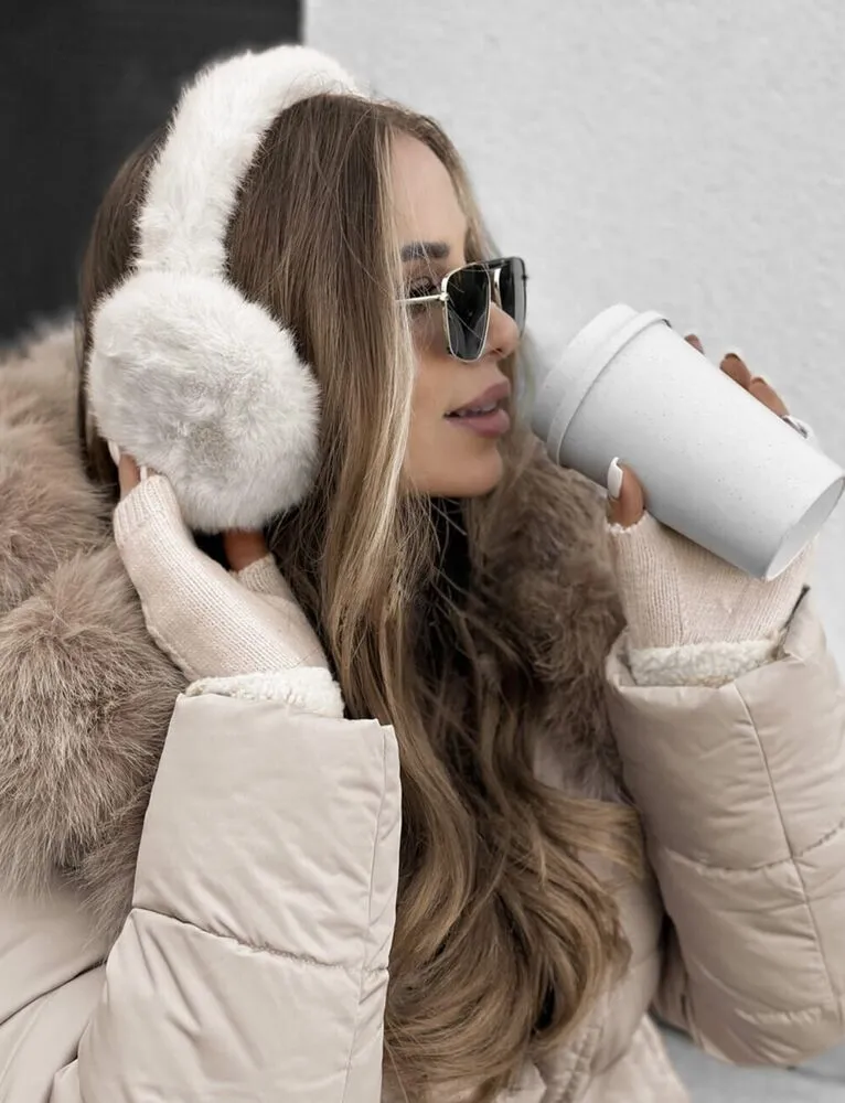 Snow naušniki bež - slika 2