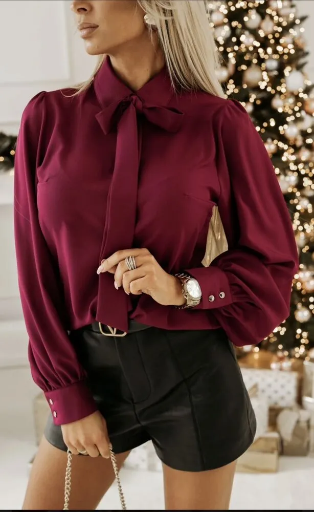 Betty bluza bordo