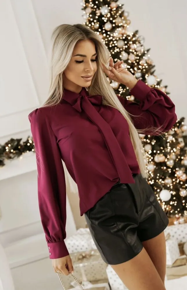 Betty bluza bordo - slika 2