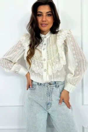 Isabella bluza bež