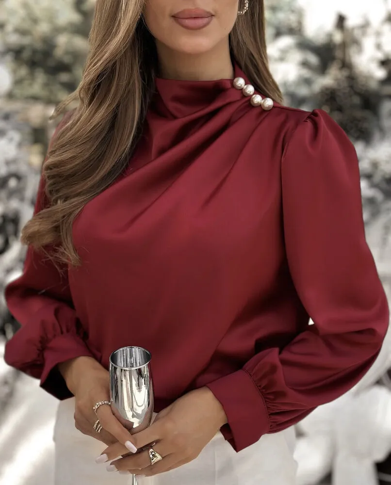 Poppy bluza bordo