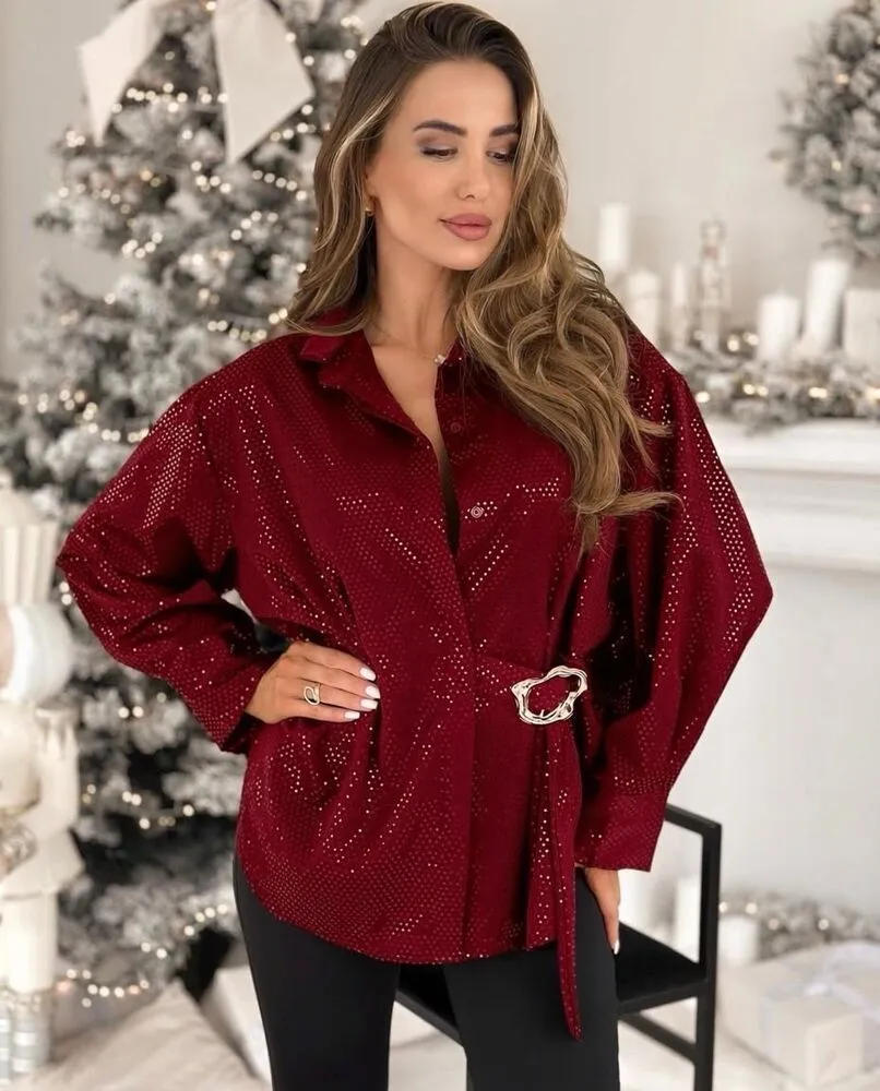 Carly bluza bordo