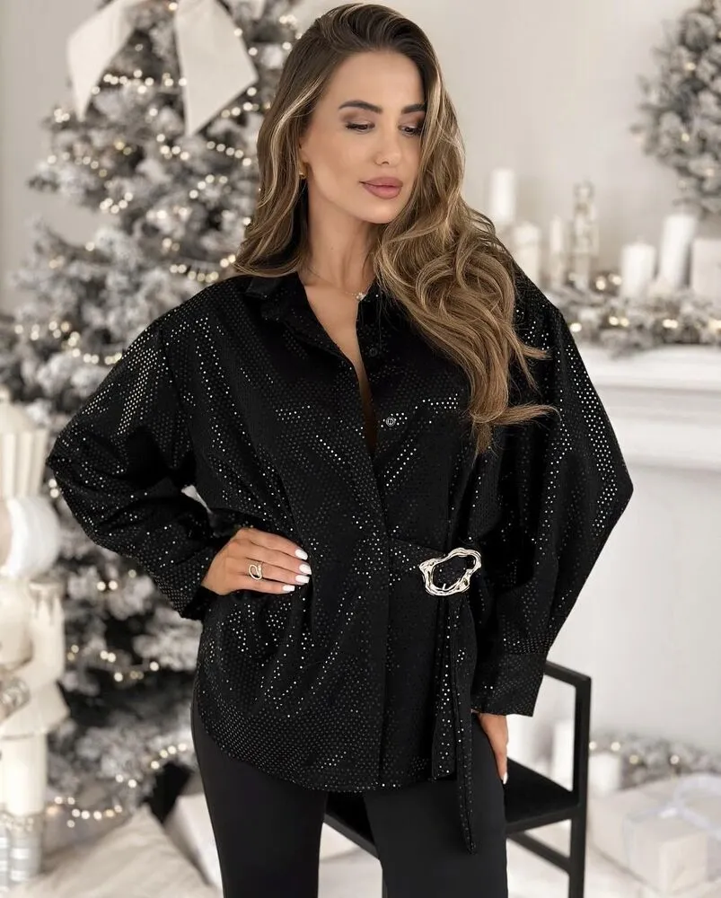 Carly bluza črna - slika 2
