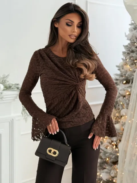 Ariana bluza rjava