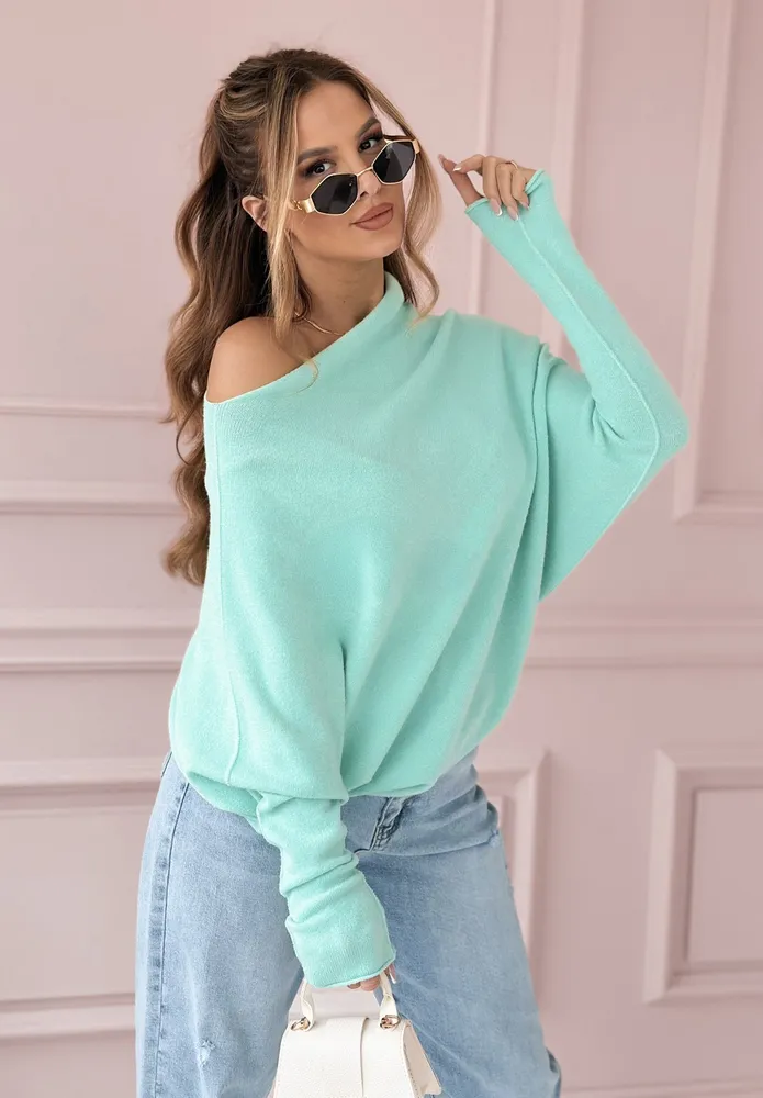 Yasmin pulover mint - slika 2