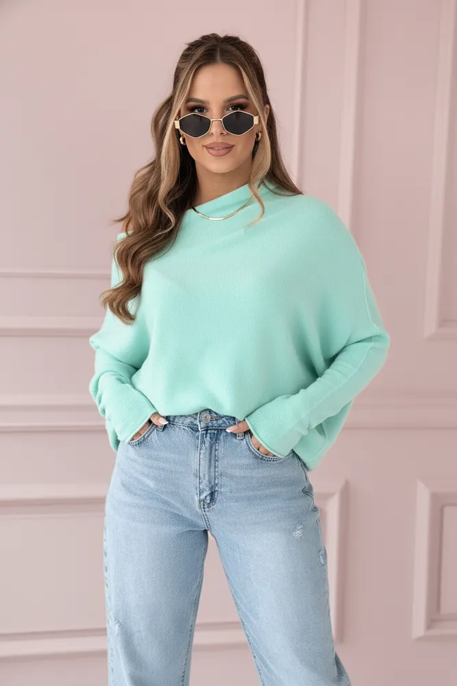 Yasmin pulover mint - slika 3