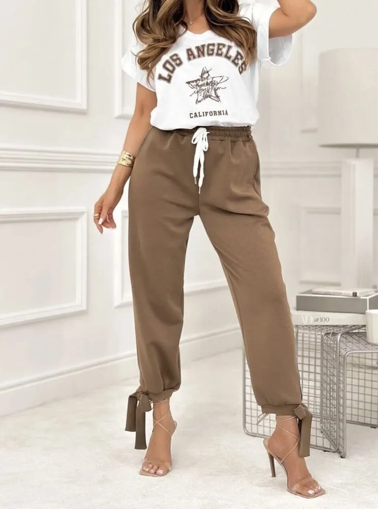 Sloane hlače camel - slika 4