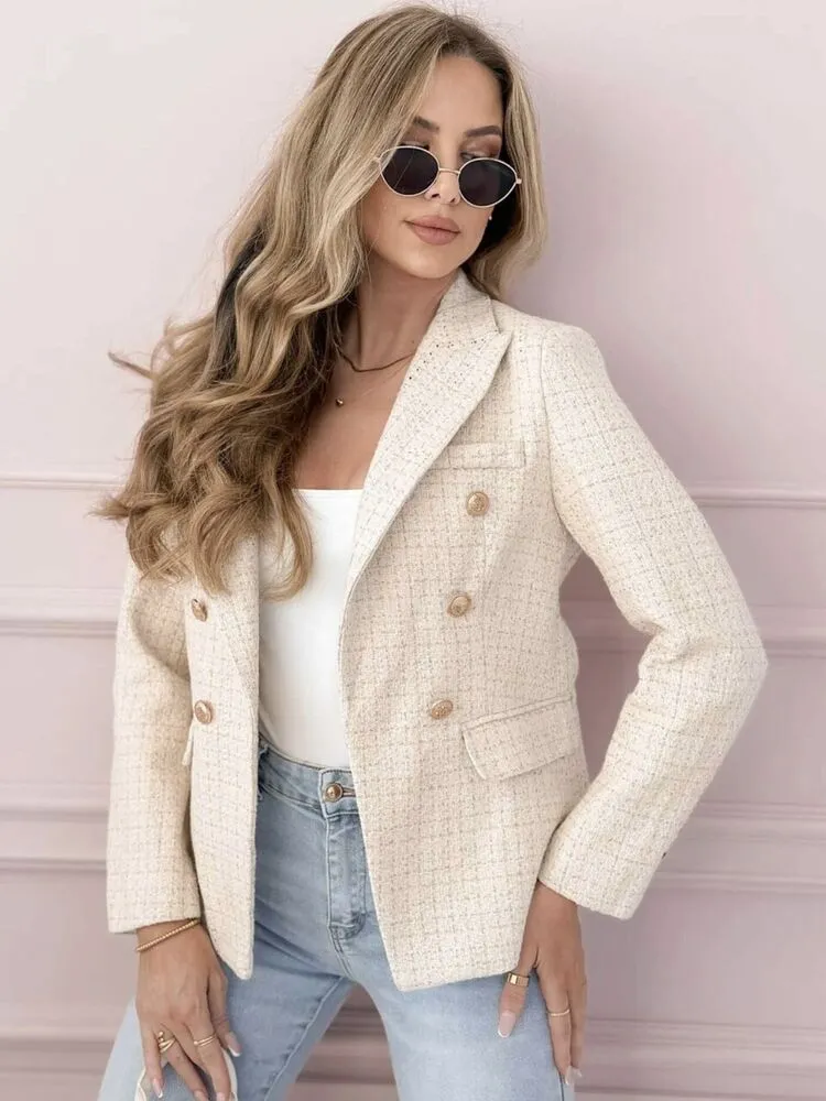 Luxe blazer bež
