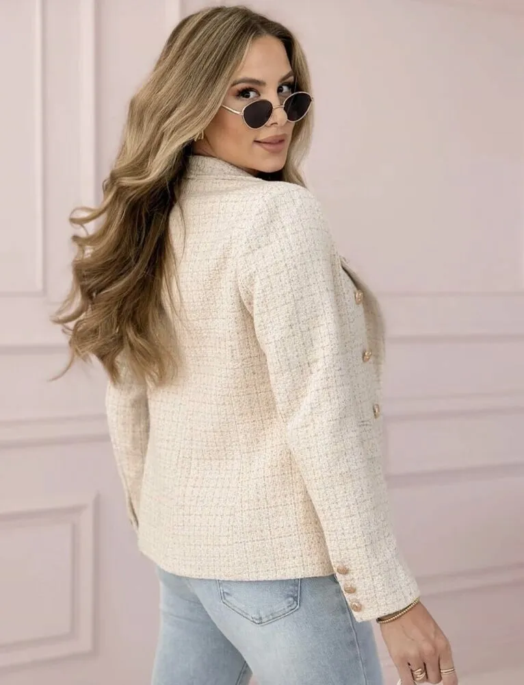 Luxe blazer bež - slika 3