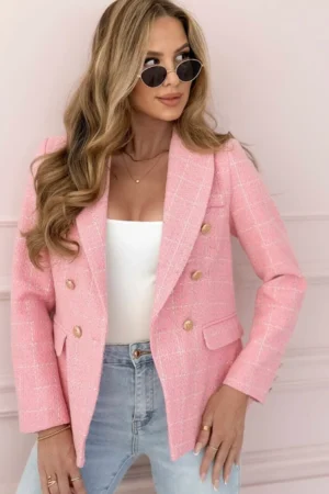 Luxe blazer roza