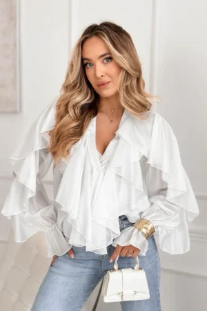 Priscilla bluza bela
