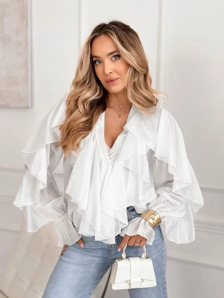 Priscilla bluza bela
