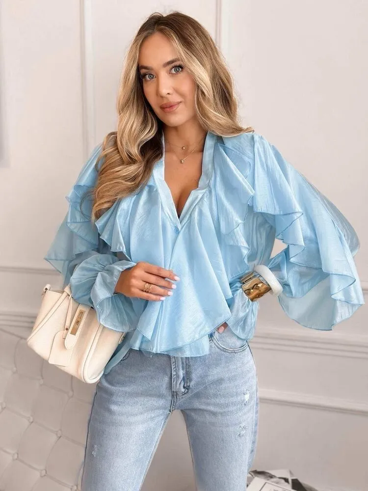 Priscilla bluza modra