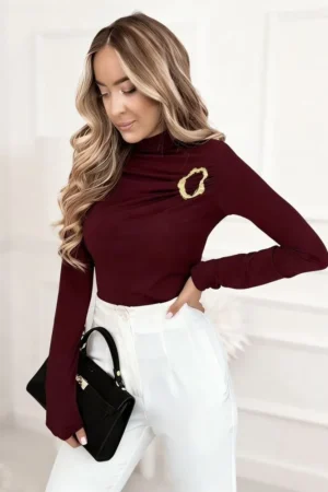 Nessa bluza bordo