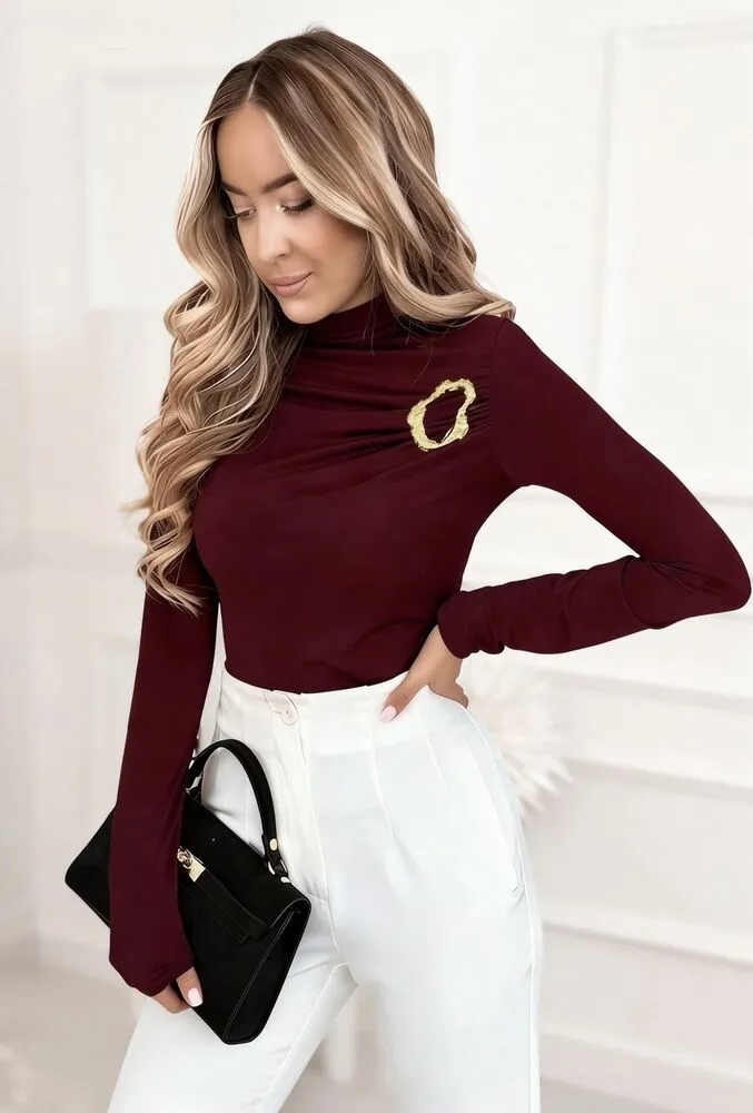 Nessa bluza bordo