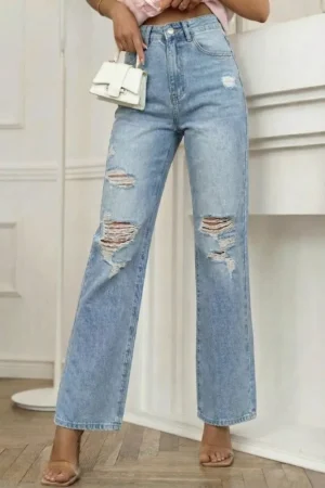 Lucille wide-leg jeans hlače