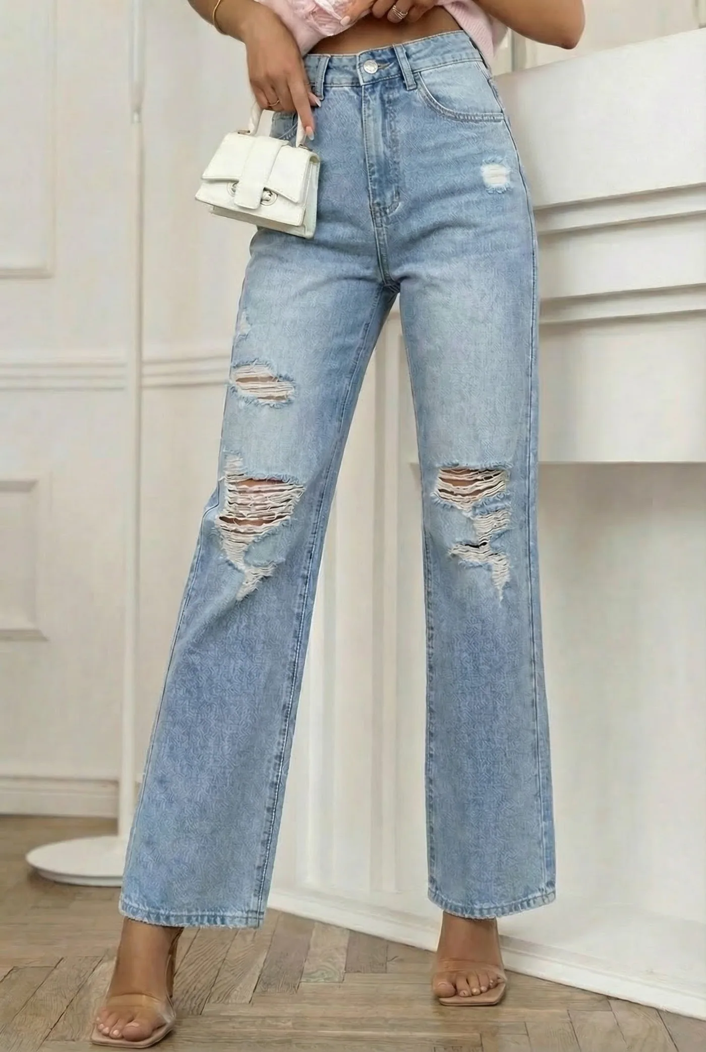 Lucille wide-leg jeans hlače
