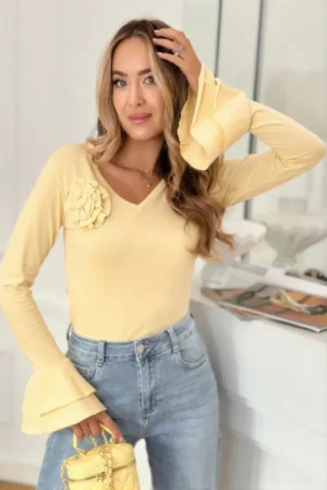 Lya majica rumena