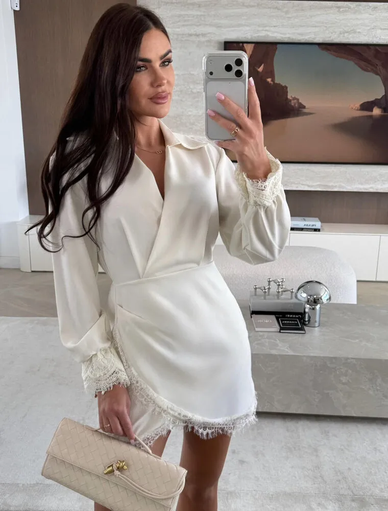 Marielle obleka cream