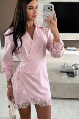 Marielle obleka roza