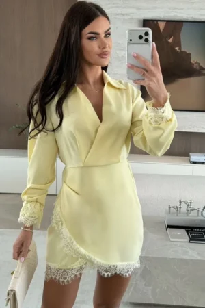 Marielle obleka rumena - UNI