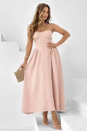 Alia obleka blush