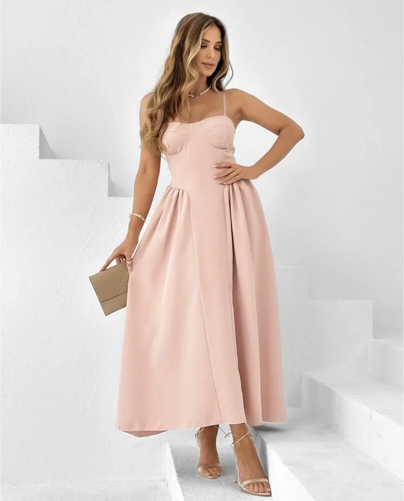 Alia obleka blush
