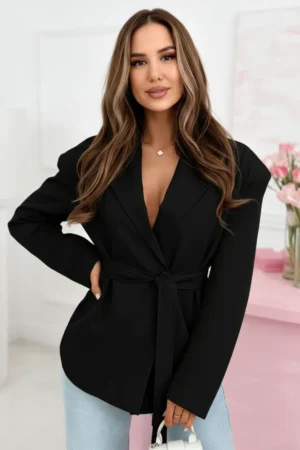 Yvaine blazer črn